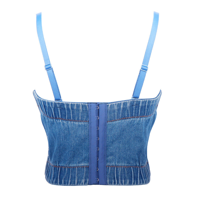 Crop-top de jeans - O Retalho