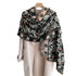 Cashmere-like Flower Scarf Warm Shawl - O Retalho