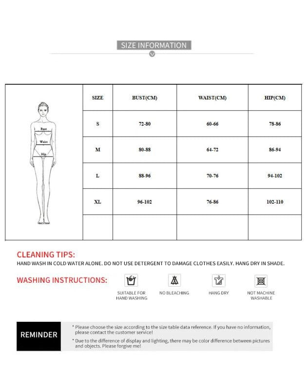 Color Matching Split Swimsuit Women's Triangle Suit