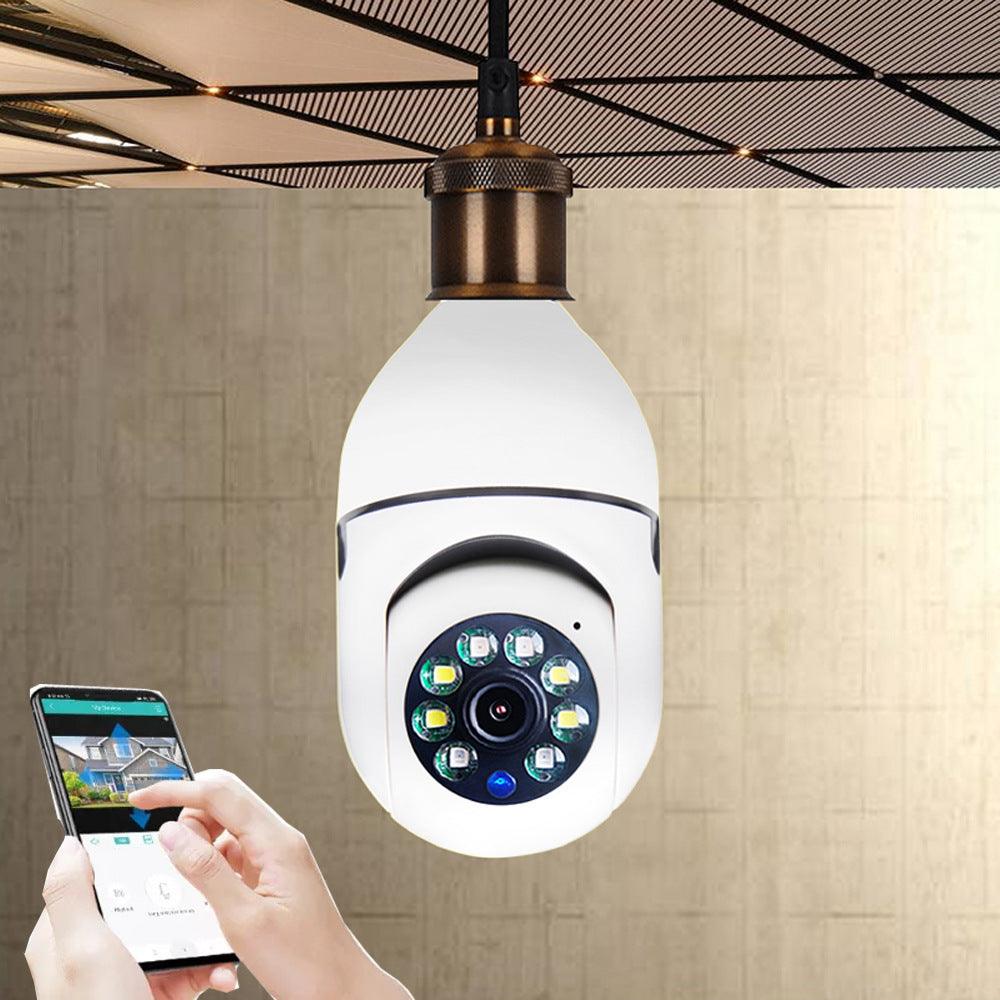 CÂMERA WiFi 1080P Lâmpada 4X Zoom Câmera E27 Home 5GWiFi Monitor de alarme - O Retalho