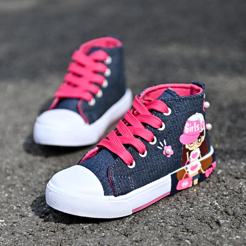 Tênis infantil casual de Estilo Cartoon - O Retalho