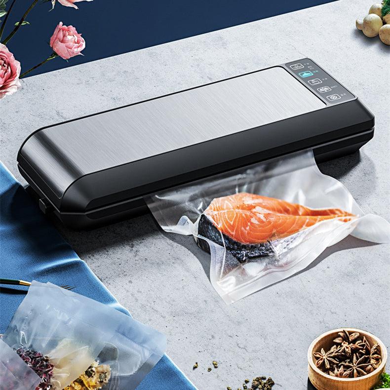 Máquina de Selagem a Vácuo para Casa - Mantenha Seus Alimentos Frescos por Mais Tempo - O Retalho
