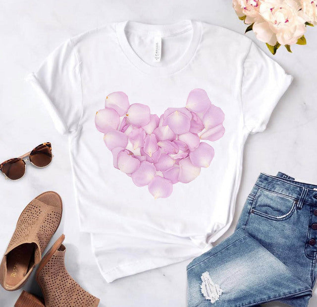 Camiseta Manga Curta de Gola Redonda com Estampa - O Retalho