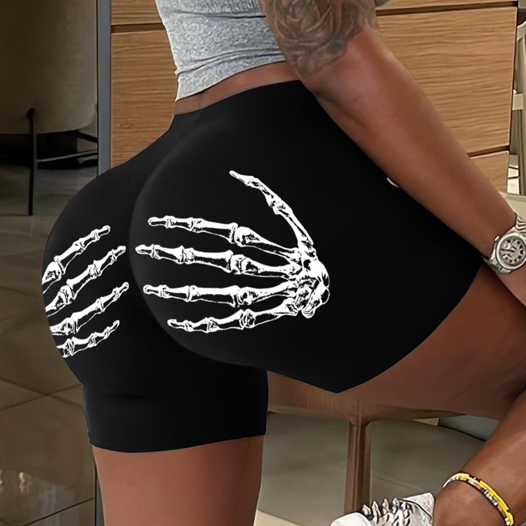 Moda estampada Slim Shorts Para Mulheres - O Retalho