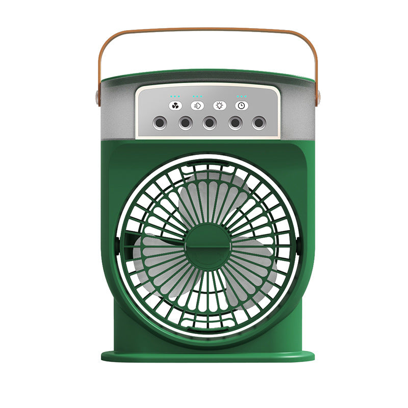 Ar-Condicionado Portátil USB com Ventilador de Refrigeração❄️🌈💨 - O Retalho