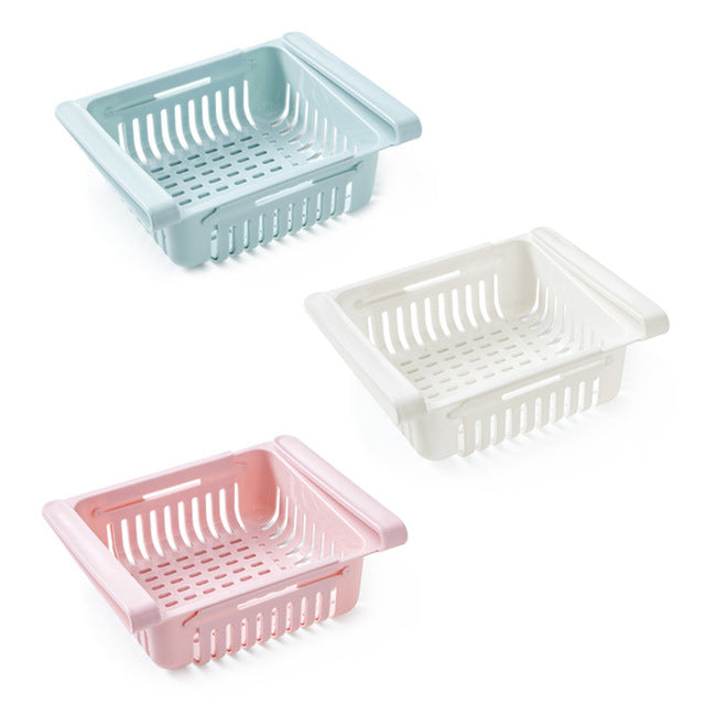 Organizador de Geladeira com Design Ajustável - Mantenha Sua Cozinha Organizada - O Retalho
