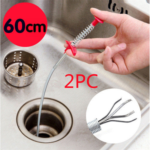 Desentupidor de Tubos Manual com Quatro Garras