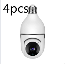 CÂMERA WiFi 1080P Lâmpada 4X Zoom Câmera E27 Home 5GWiFi Monitor de alarme - O Retalho