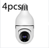 CÂMERA WiFi 1080P Lâmpada 4X Zoom Câmera E27 Home 5GWiFi Monitor de alarme - O Retalho