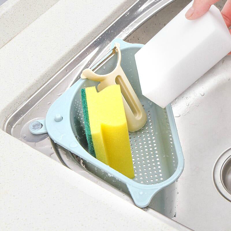 Suporte Multiuso Triangular para Utensílios de Cozinha - O Retalho