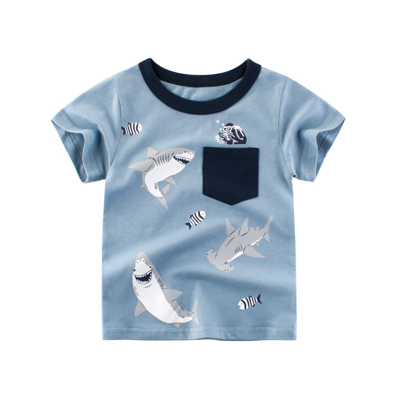 Camiseta infantil de desenho animado - O Retalho