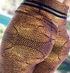 Leggings Casuais de Cintura Alta com Impressão Digital de Corda de Cânhamo para Mulheres - O Retalho