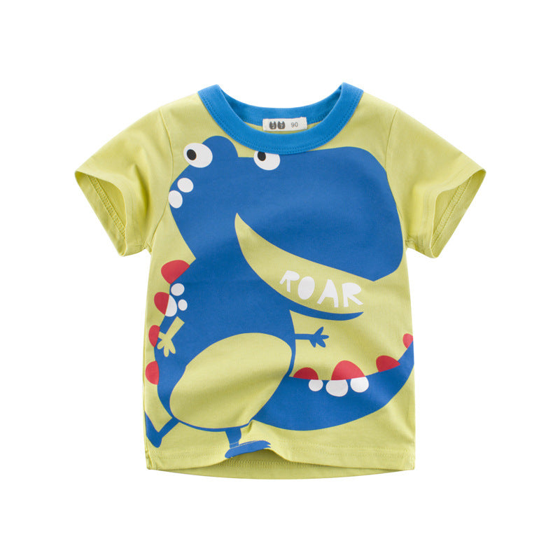 😻Camiseta infantil de desenho animado - O Retalho