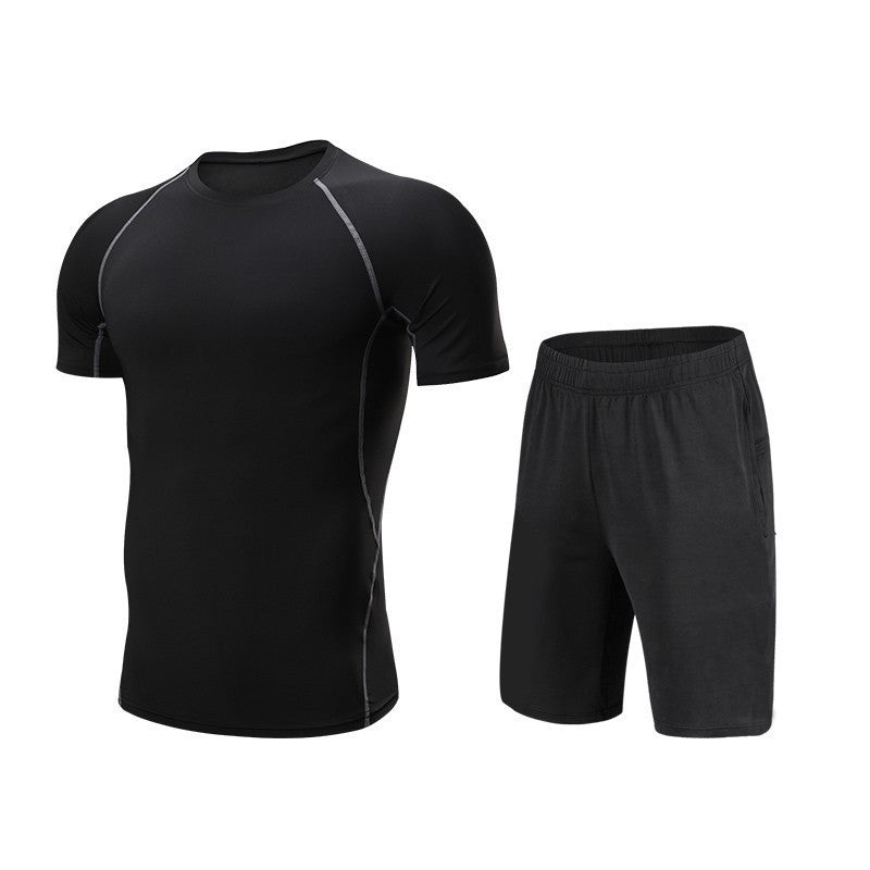 Conjunto de Roupas Esportivas para Corrida Masculina - 7 Peças para Corrida, Basquete e Academia - O Retalho