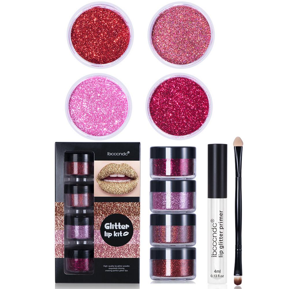 Batom Brilhante de Gloss Labial com Glitter DIY, à prova d'água - O Retalho