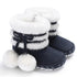 Botinhas de Inverno com Pompons - O Retalho