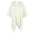 Polyester Yarn Crocheted Hollow Knitted Tassel Cape And Shawl Sweater Women's Cardigan - O Retalho