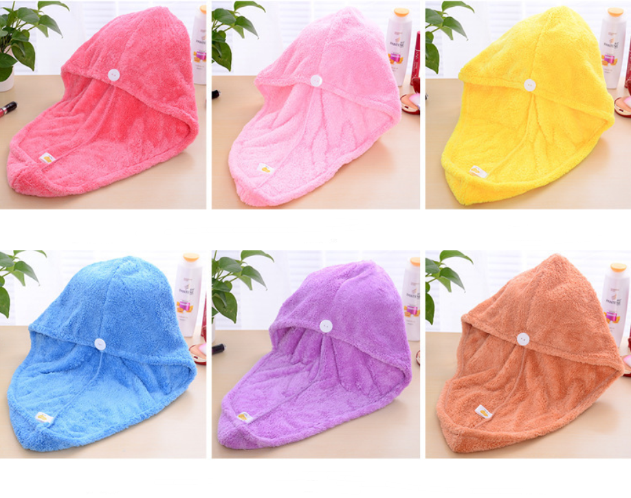 Capuz de Secagem em Coral Fleece - a versão coreana - O Retalho