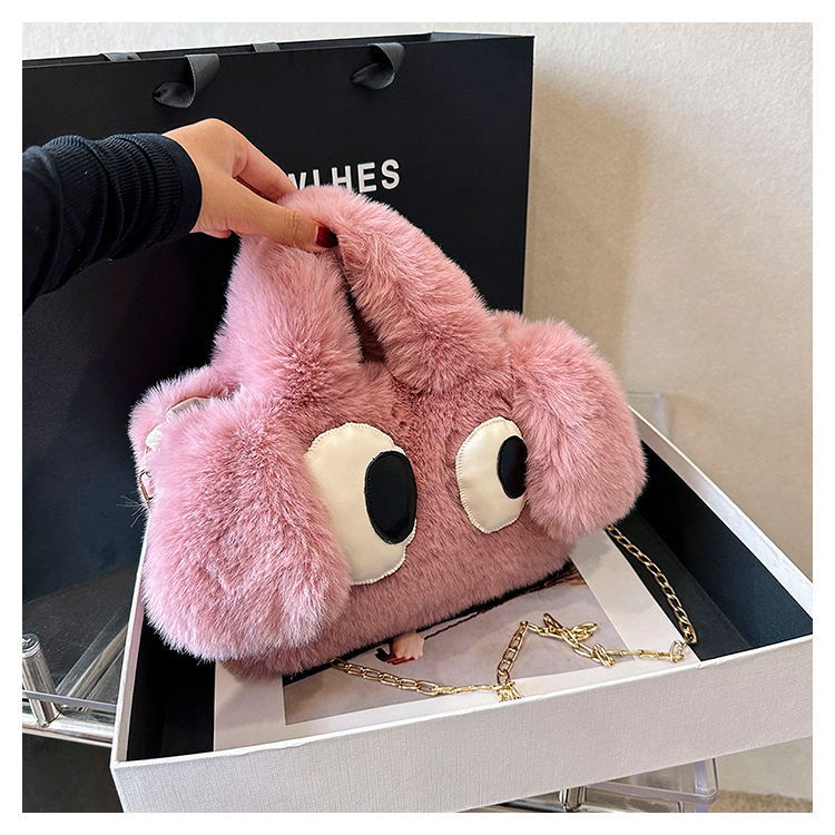 Bolsas de pelúcia com desenho fofo - O Retalho