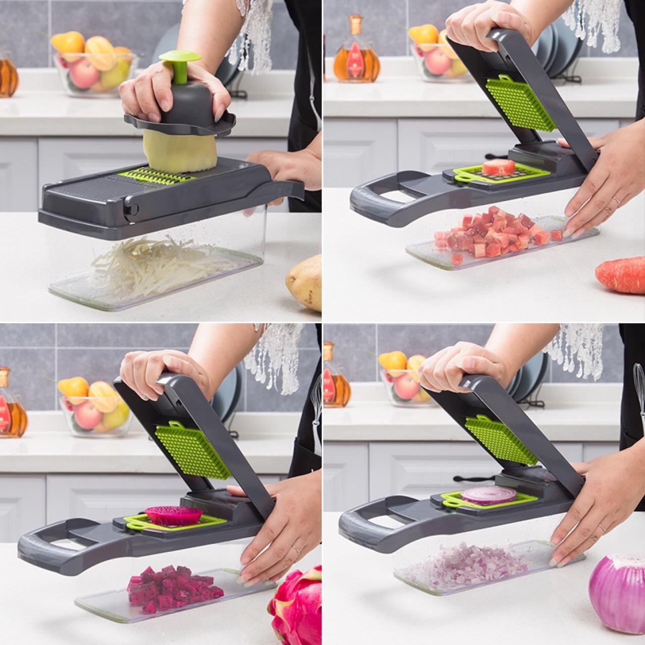 Cortador de Alimentos Cortador de Cebola Fatiador de Vegetais - O Retalho