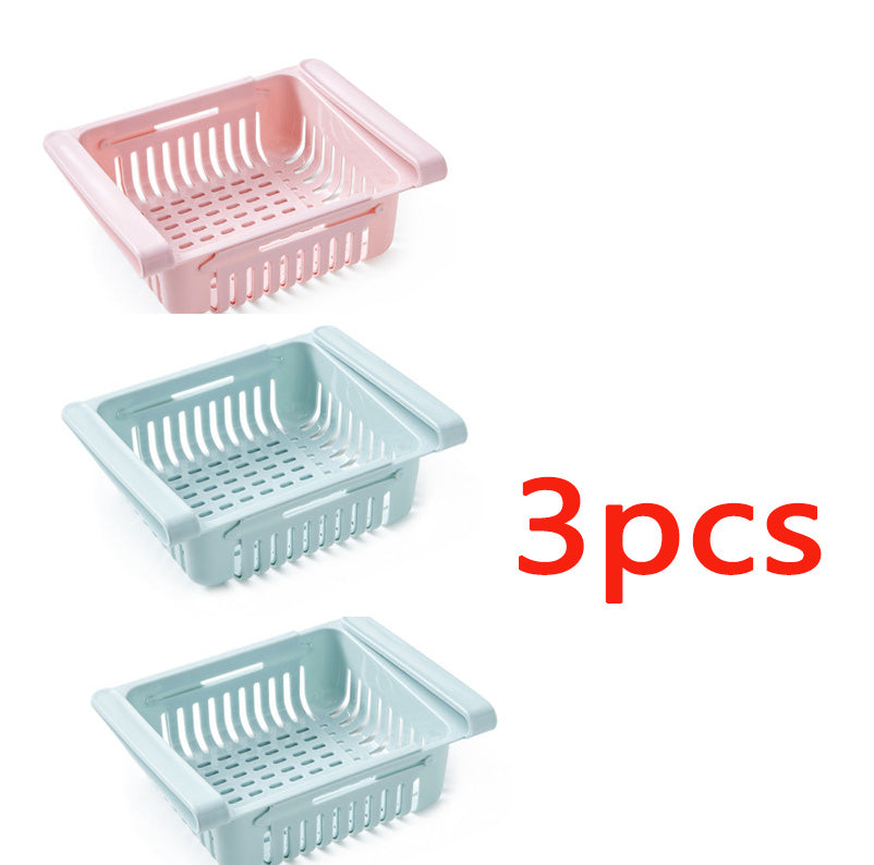 Organizador de Geladeira com Design Ajustável - Mantenha Sua Cozinha Organizada - O Retalho