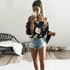 Blusa de chiffon com estampa floral - O Retalho