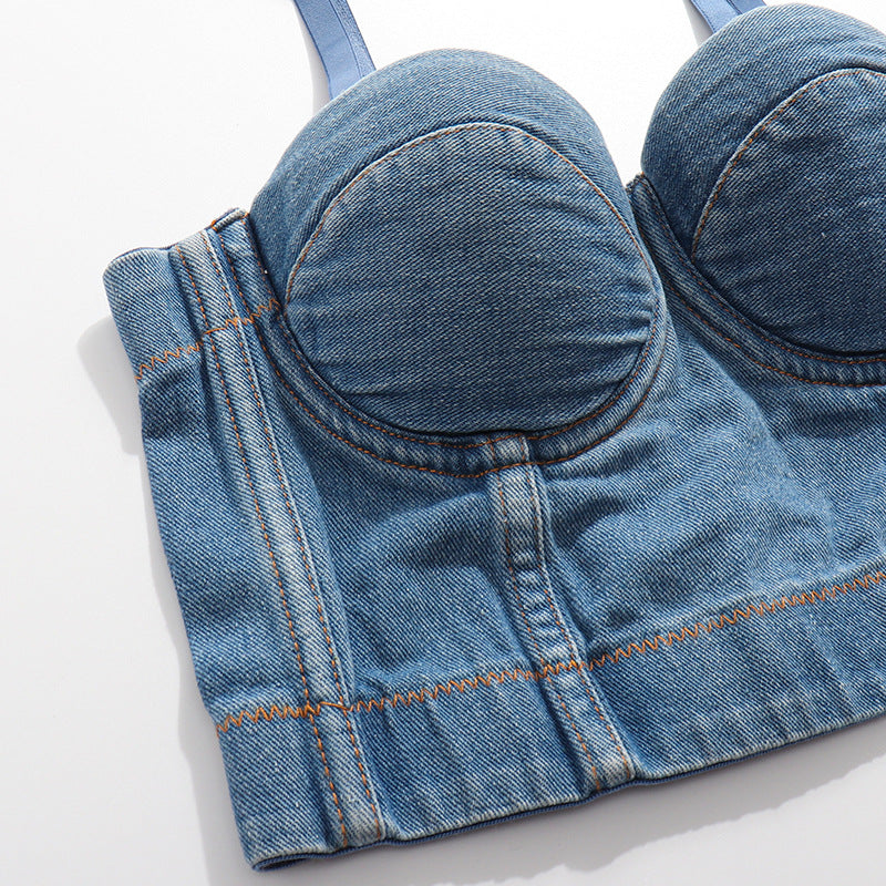 Top de ganga jeans - O Retalho