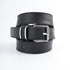 Men's And Women's Belts Simple Casual Retro Belt Metal Square Silver Button-head Fashion Collocation - O Retalho