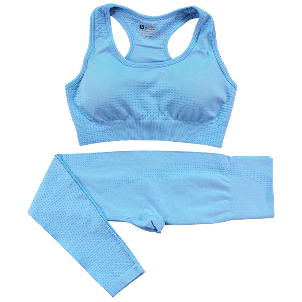 Conjunto Leggings de Cintura Alta e Top Crop Fitness Esportivo - O Retalho