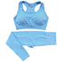 Conjunto Leggings de Cintura Alta e Top Crop Fitness Esportivo - O Retalho