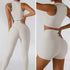 Conjunto de Ginástica com Zíper - Estilo e Conforto com Toque Moderno para Mulheres - O Retalho