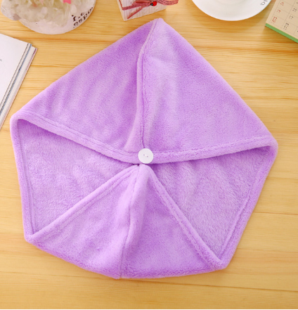 Capuz de Secagem em Coral Fleece - a versão coreana - O Retalho