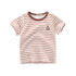 Camiseta infantil de listrada e algodão - O Retalho