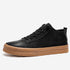 Sapatos casuais masculinos de couro com sola macia - O Retalho