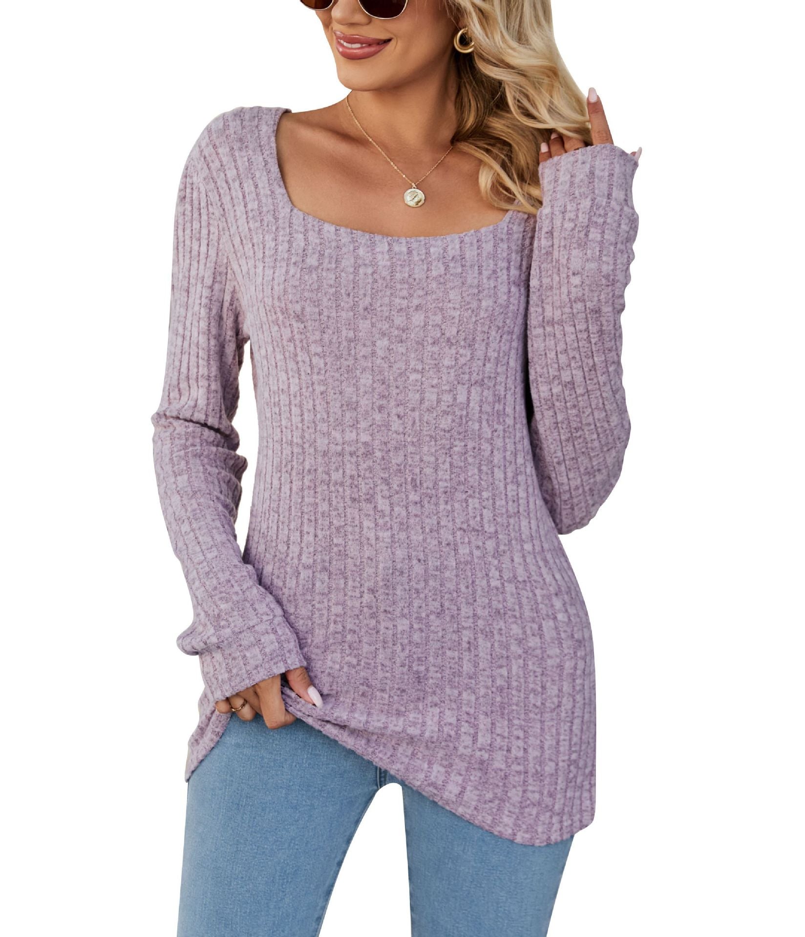 Blusa manga longa casual - O Retalho