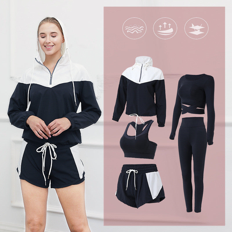 Conjunto de Roupas de Yoga para Mulheres: Moda Fitness Plus Size com Secagem Rápida - O Retalho