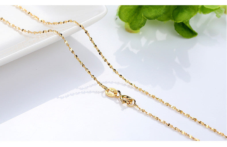 Colar Banhado A Ouro 18K Para Mulheres - O Retalho