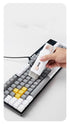 Caneta de Limpeza de Teclado e Fone de Ouvido Multifuncional Portátil 7 em 1 - O Retalho