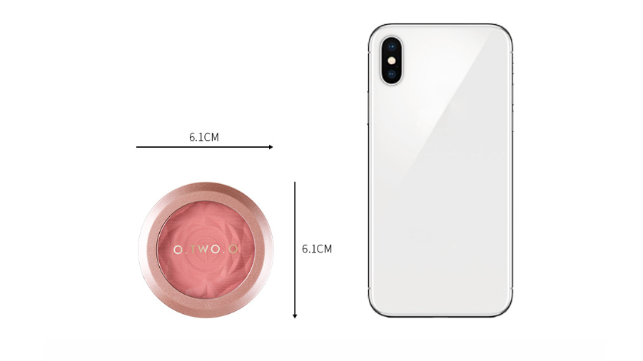 Maquiagem de blush de cor única - O Retalho