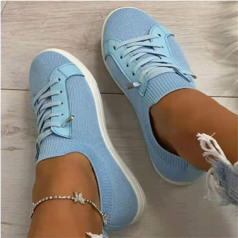 Sapatos Casuais Femininos com Bico Redondo - O Retalho