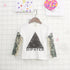 Tattoo long sleeve stitching top - O Retalho