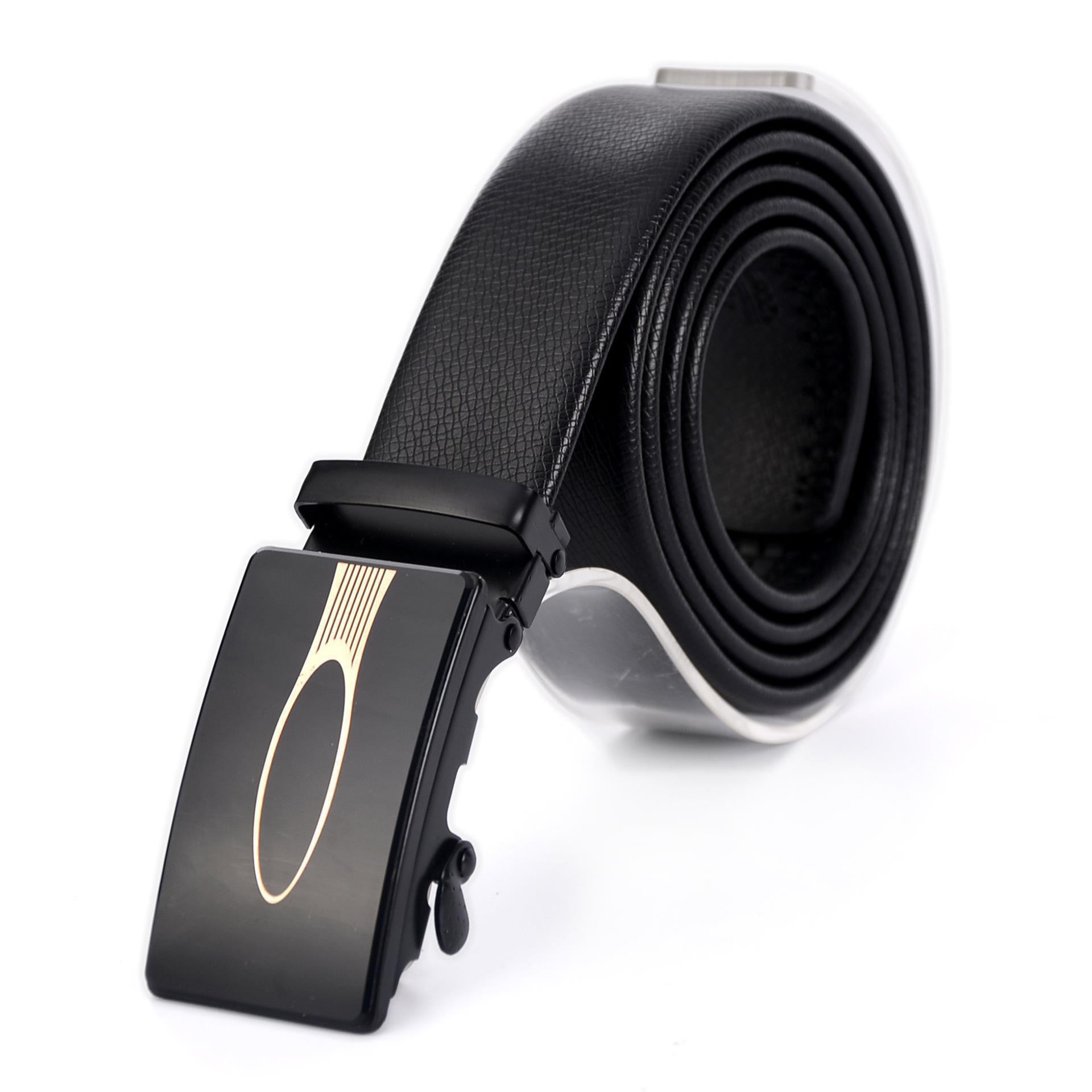 cinto masculino casual com fivela automática - O Retalho