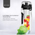 Garrafa de Água de 1000 ml Livre de BPA com Infusor de Frutas de Plástico - O Retalho
