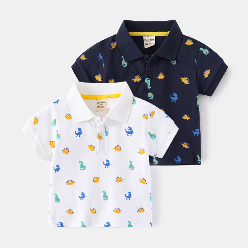 Camisa Polo Infantil Com Mangas Curtas - O Retalho
