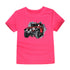 Camiseta De Algodão De Manga Curta Para Meninos E Meninas - O Retalho