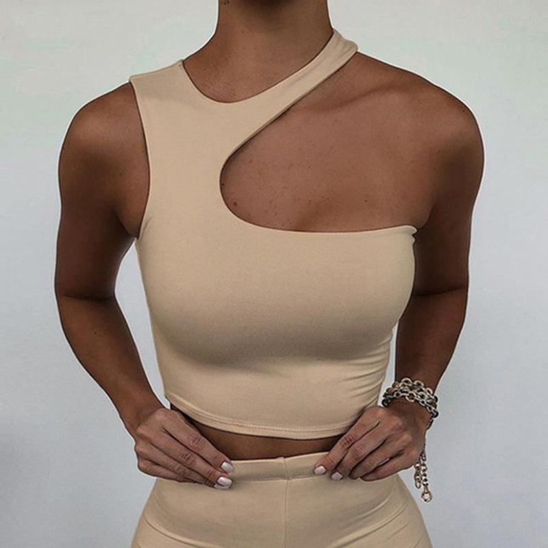 Crop top Ombro Cavando Irregular - O Retalho