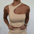 Crop top Ombro Cavando Irregular - O Retalho
