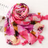 New Blooming Color Cotton And Linen Feel Scarf Soft Shawl - O Retalho