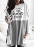 Ladies New Long Sleeve Dress - O Retalho
