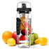 Garrafa de Água de 1000 ml Livre de BPA com Infusor de Frutas de Plástico - O Retalho